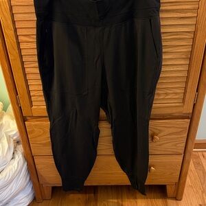 Athleta Venice Black Jogger Pants Size 1X